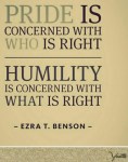 increased by humility